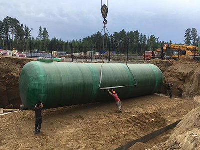 Установка дренажных емкостей