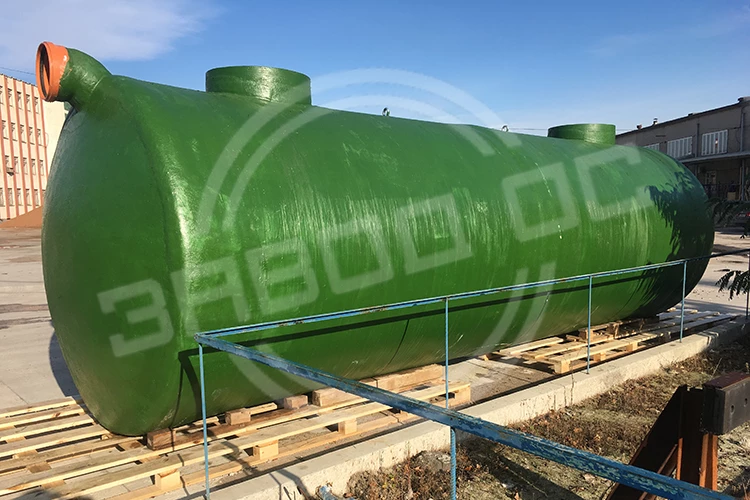 Ёмкости для воды из стеклопластика горизонтальные цилиндрические